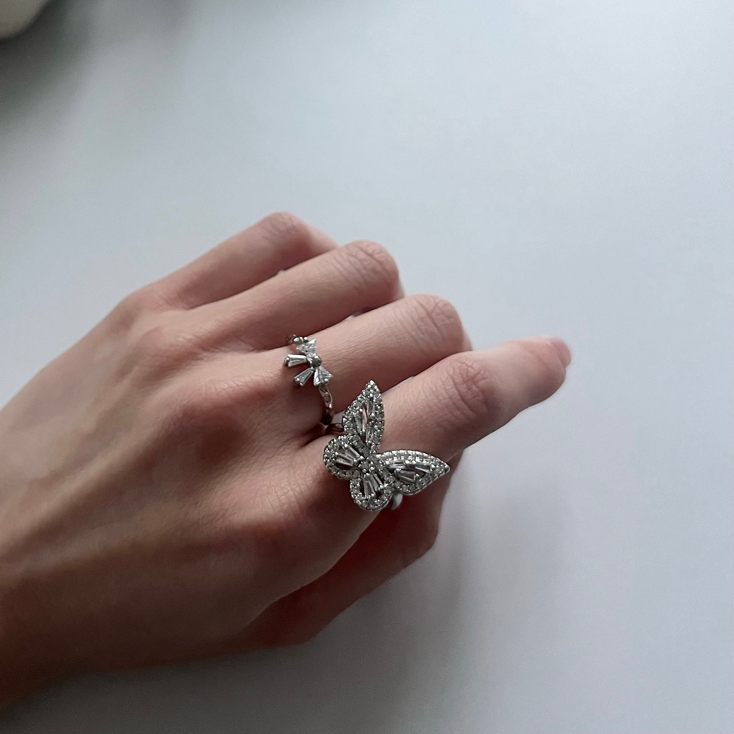 💎 April: Butterfly Drift Ring