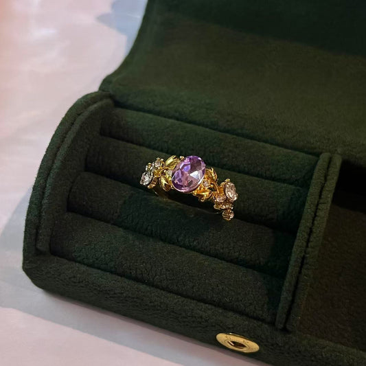 Purple Crown Ring